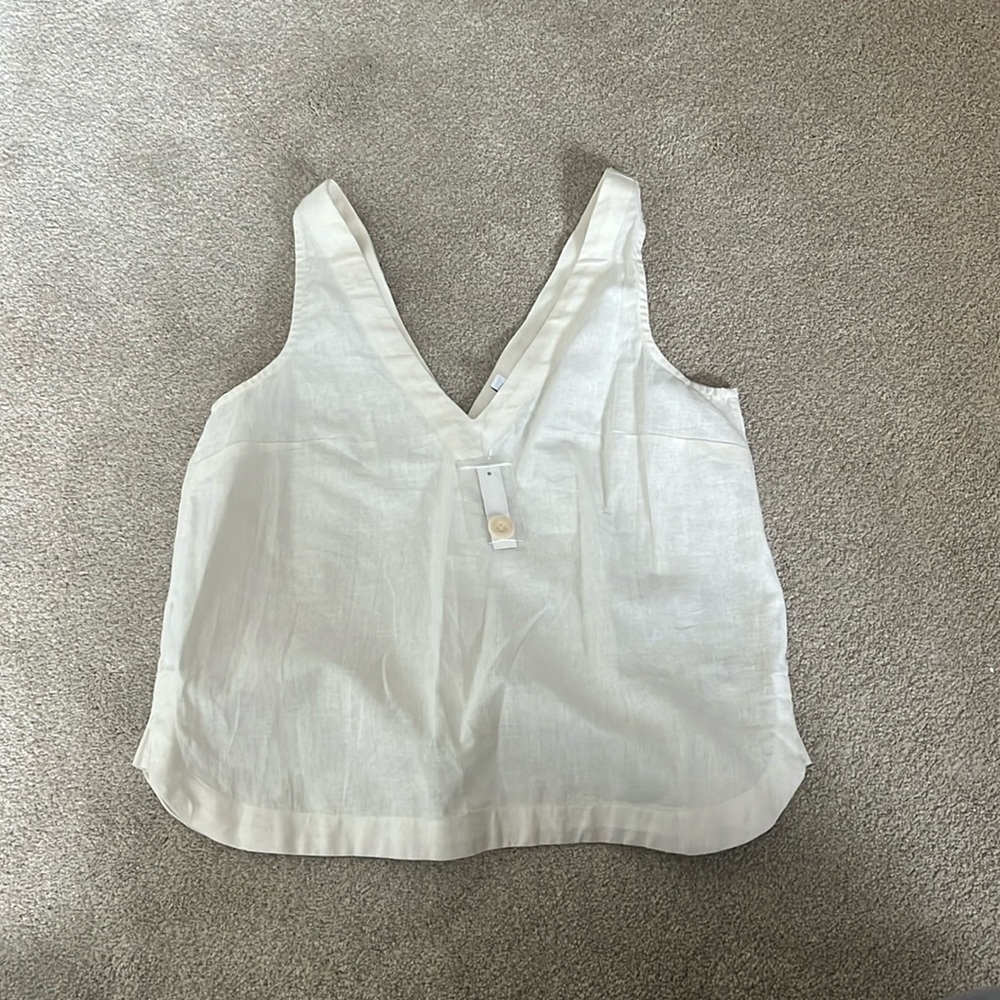 Madewell Linen Tank NWT